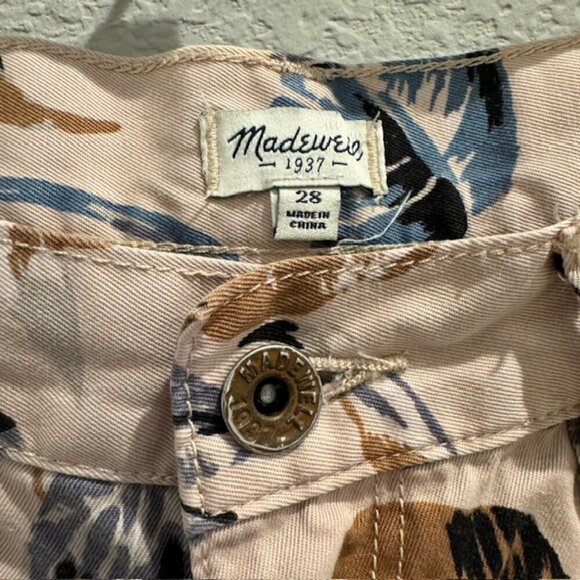 Madewell Women's Cut Off Short, 2" inseam, 100% Cotton, Size 28 - Picture 2 of 4